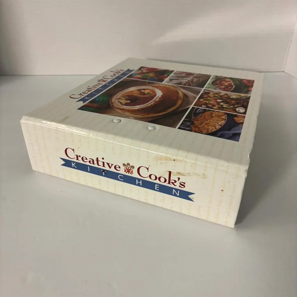 Creative Cook's Kitchen Recipe Card Binder 1998 IMP Hardcover Recipe Organizer